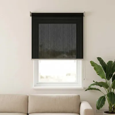 Obrázek produktu pro Venkovní roletová žaluzie 90 % blokování UV Černá 80 x 140 cm