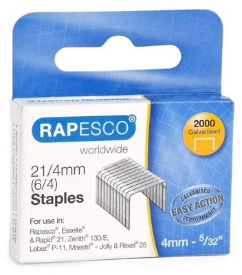 Productafbeelding van 1367 Type 21/4 mm Verzinkte Nietjes, Verpakking van 2000 Stuks