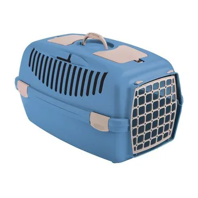 Zdjęcie produktu dla STEFANPLAST Gulliver 2 skrzynia niebieska z plastikowymi drzwiczkami 55x36x35cm, 99800