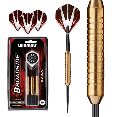 Produktbild von Steeldart Winmau Broadside brass 1225-22g