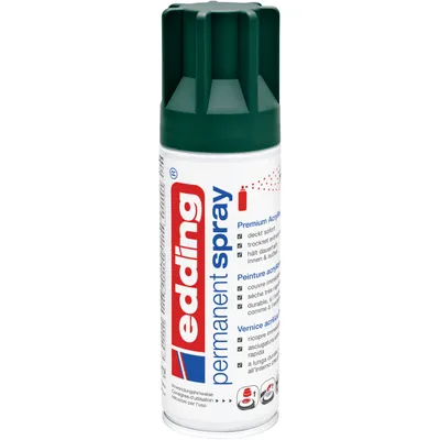 Zdjęcie produktu dla edding 5200 trwały lakier akrylowy premium w sprayu zieleń mchu mat 200 ml