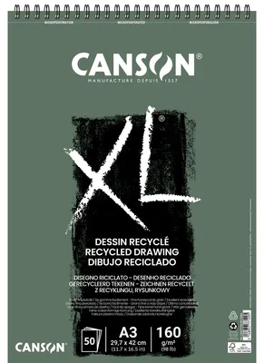 Zdjęcie produktu dla Podkładka do szkicowania i nauki CANSON "XL RECYCLED", DIN A3