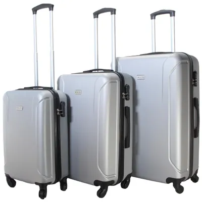Produktbild von EG VS-74|VERTICAL STUDIO "Linköping" Koffer 3er-Set 20" 24" 28" silber
