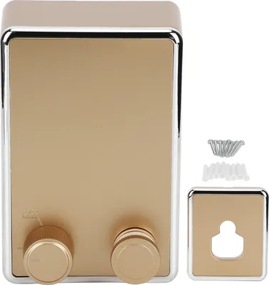 Produktbild von Ausziehbare Wäscheleine, Wandmontage, Edelstahl, langlebig, für den Innenbereich, Balkon, Wäscheständer (Gold)