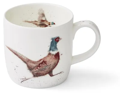 Tasse aus Knochenporzellan, Tiermotiv, 0,3 l, spülmaschinenfest