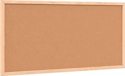 Image de Tableau noir avec cadre en bois de pin massif noir 60 x 30 cm