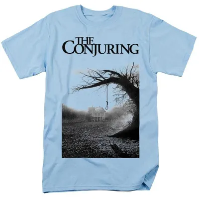 Imagen del producto de Camiseta "The Conjuring" para hombre/mujer, uni, modelo TV36754 (talla S), color azul claro
