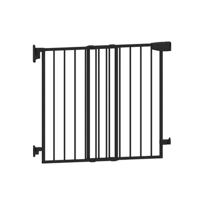 Image de Barrière de sécurité Tulano Guardian 1.0 Barrière de sécurité enfants animaux domestiques | Close N Stop | Pivotante des deux côtés | Noir