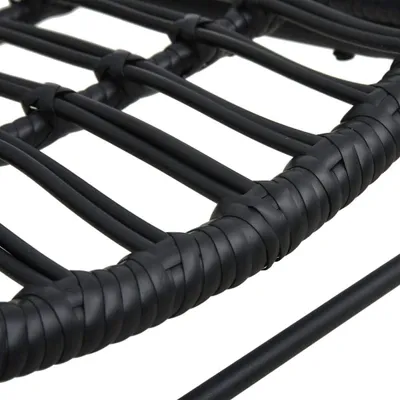 Image de Chaise de jardin - Chaise d'extérieur - Mobilier de jardin - Chaise de balcon - Chaise en polyrotin - Résistant aux intempéries