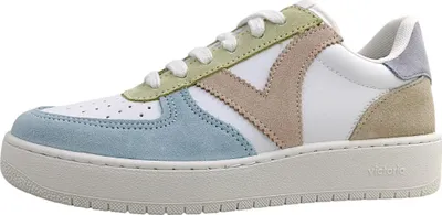 Image de Victoria Damenschuhe : Baskets à lacets blanches, style décontracté