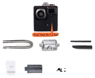 Imagen del producto de Calefacción diésel para vehículos, control Bluetooth, diseño portátil, tipo horizontal