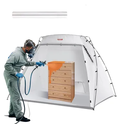 Obrázok produktu pre VEVOR lakovacia kabína na striekanie 228x158x158cm ochranný stan na striekanie farby