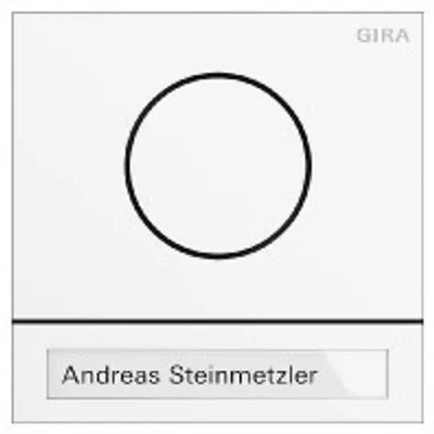 Produktbild von GIRA Türstationsmodul Verkehrsweiß lack. 5565902