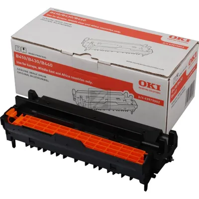Produktbild von OKI 43979002, Original, OKI B410 / B430 / B440 / MB460 / MB470 / MB48, 19800 Seiten, Schwarz, Schwarz, 320 mm