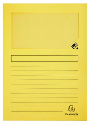 Produktbild von Exacompta 10x 10 Fenstermappen, A4, 160g, sortiert, 50450E