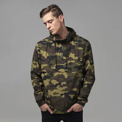 Immagine prodotto di Urban Classics - Giacca a vento PULL OVER in legno camo - S
