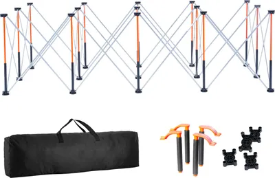 Zdjęcie produktu dla SucceBuy Przenośny składany stojak montażowy 2467x1266x865mm z torbą transportową