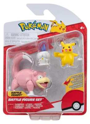 Productafbeelding van PKW3056 Actiefiguurset - Lichtel Actiefiguur, Lichtel Pikachu, Flegmon