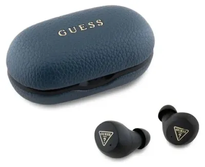 Immagine prodotto di Cuffie Bluetooth Guess Gutwspgtspsb Tws + Docking Station Blu/Blu Grained Classic Logo