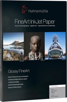 Productafbeelding van Fotopapier Baryta 325 g/m² A4 Lichtwit 25 Vellen FineArt Printpapier