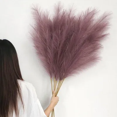 Produktbild von Famanu Pampasgras 113 cm (6 Stück) - Kunstblumen für Bohemian Wohnkultur