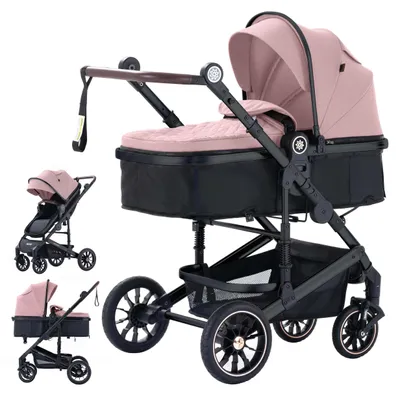 Obrázek produktu pro Daliya® NEOMOVE 2v1 – kočárek, korbička a sportovní sedačka v jednom, buggy, hliníkový rám, cestovní kočárek, kombinovaný kočárek s velkým nákupním košíkem