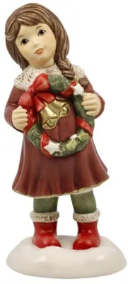 Productafbeelding van Keramische Figuur voor Advent en Winterse Decoratie