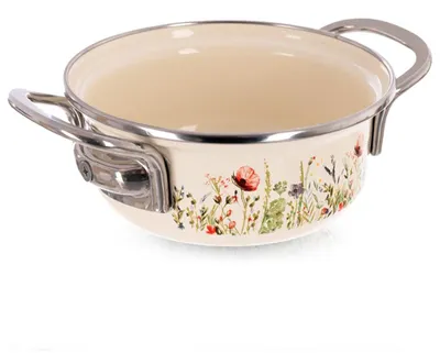 Produktbild von Orion | Kochtopf - Ø 14 cm - Induktionsgeeignet - Emaillierter Stahl - Kleiner Emailletopf 600ml