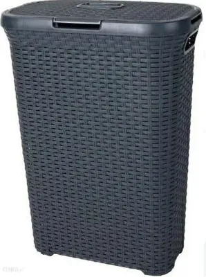 Produktbild von Curver "Natural Style" Wäschekorb 40L / Dunkelgrau
