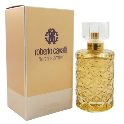 Produktbild von Roberto Cavalli Florence Amber, Frauen, 75 ml, Cypress, Zitrone, Mandarine, Kaschmirhölzer, Gardenia, Honig, Patschuli, Spray