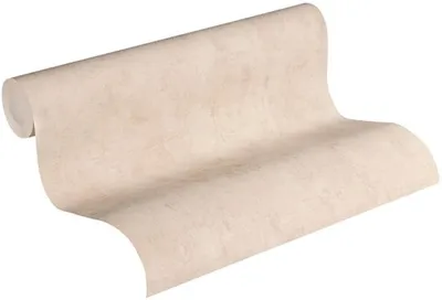 Produktbild von Unyqoos® Hochwertige nichtgewebte Tapete mit natürlichem Putzlook in Sand und Beige