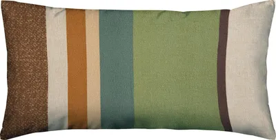 Produktbild von Erwin Müller Kissenbezug braun-grün 40x80 cm