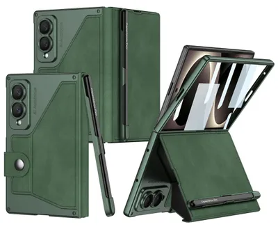 Obrázok produktu pre Puzdro na mobil + ochranné sklo 9H + držiak na perá pre Samsung Galaxy Z Fold8 5G, celoprekryvné
