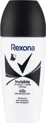 Image de Rexona MotionSense Invisible Black + White 50ml Déodorant