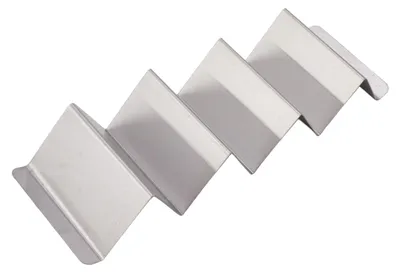 Obrázok produktu pre Kitchen Taco Holder Stand Wave Shape Stainless Steel Taco Shell Holder Grill for Baking L