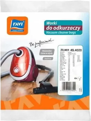 Image de Zelmer Sac à poussière en non-tissé 4 pièces 49.4020