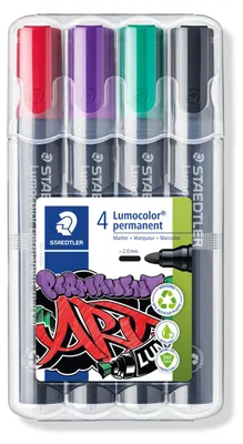 Zdjęcie produktu dla Staedtler Lumocolor permanent marker 352, 4 szt.