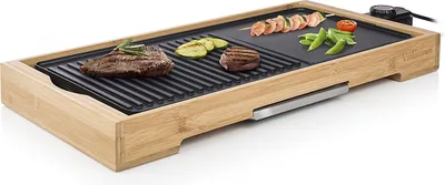 Produktbild von Tristar Bambus Grill BP-2641 2200 W 51 x 25,4 cm