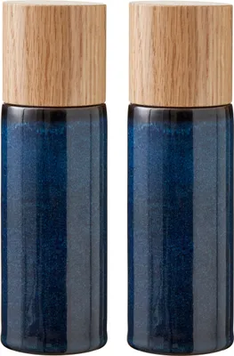 Produktbild von Bitz Salz-& Pfefferset blue 17 cm