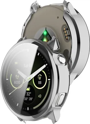 Produktbild von Schutzhülle für Garmin Venu 4 41 mm, Bizon Case Watch Felipe, Silbern