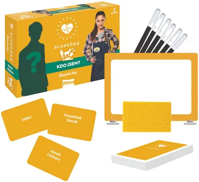 Produktbild von Wer bin ich? Ratespiel mit abwaschbaren Markern und Beschreibungskarten, auf verschiedene Arten spielbar