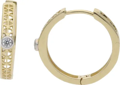 Produktbild von JuwelmaLux Creolen 333 (8 Karat) Gold mit Zirkonia JL39-06-0529
