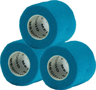 1/3/6 Haftbandagen Größe+Farbe wählbar - selbsthaftende Bandage Fixierverband selbstklebend 3 Stück | 5 cm | light blue