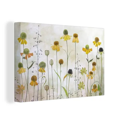 Obrázok produktu pre OneMillionCanvasses® - Maľba na plátne - Obraz na plátne Nástenná maľba na plátne - Zátišie - Olejomaľba - Rastliny - 150x100cm - Fotografia na plátne