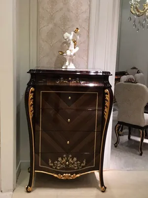 Produktbild von Kommode Sideboard Hochschrank Kommoden Sideboards Schlafzimmer Rokoko Barock E70