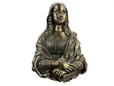 Produktbild von Mona Lisa Buste Figur Veronese Kunstfigur Klassischer Stil Dekorative Statue Bronze Optik Geschenkidee WU72881V1