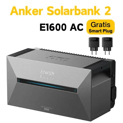 Produktbild von Anker SOLIX Solarbank 2 E1600 AC Speicher für Balkonkraftwerk 1600Wh Solarstromspeicher
