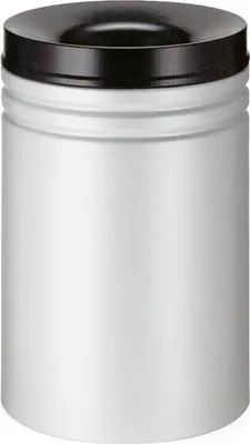 Produktbild von Feuerlöschender Papierkorb 80 Liter Grau/Schwarz - Grau, Schwarz