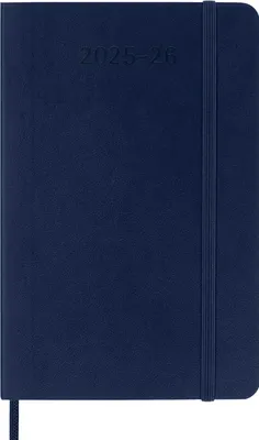 Produktbild von MOLESKINE Taschenkalender 2025/2026 18 Monate P/A6 blau