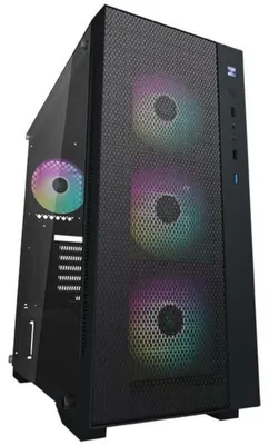 Produktbild von DEEPCOOL MATREXX55-MESH-ARGB-4F Semitower ATX Gehäuse Schwarz ARGB
